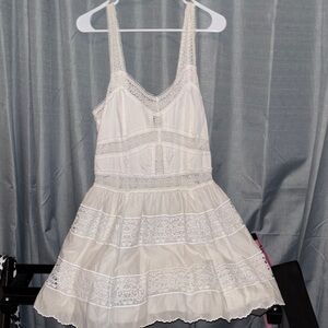 Victoria's Secret White Lace Mini Dress